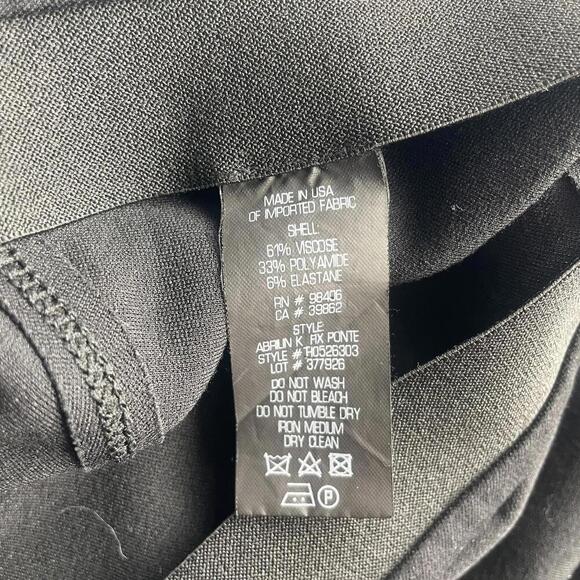 Theory Skirt Women XS Petite Black Flare Stretch - Picture 6 of 6